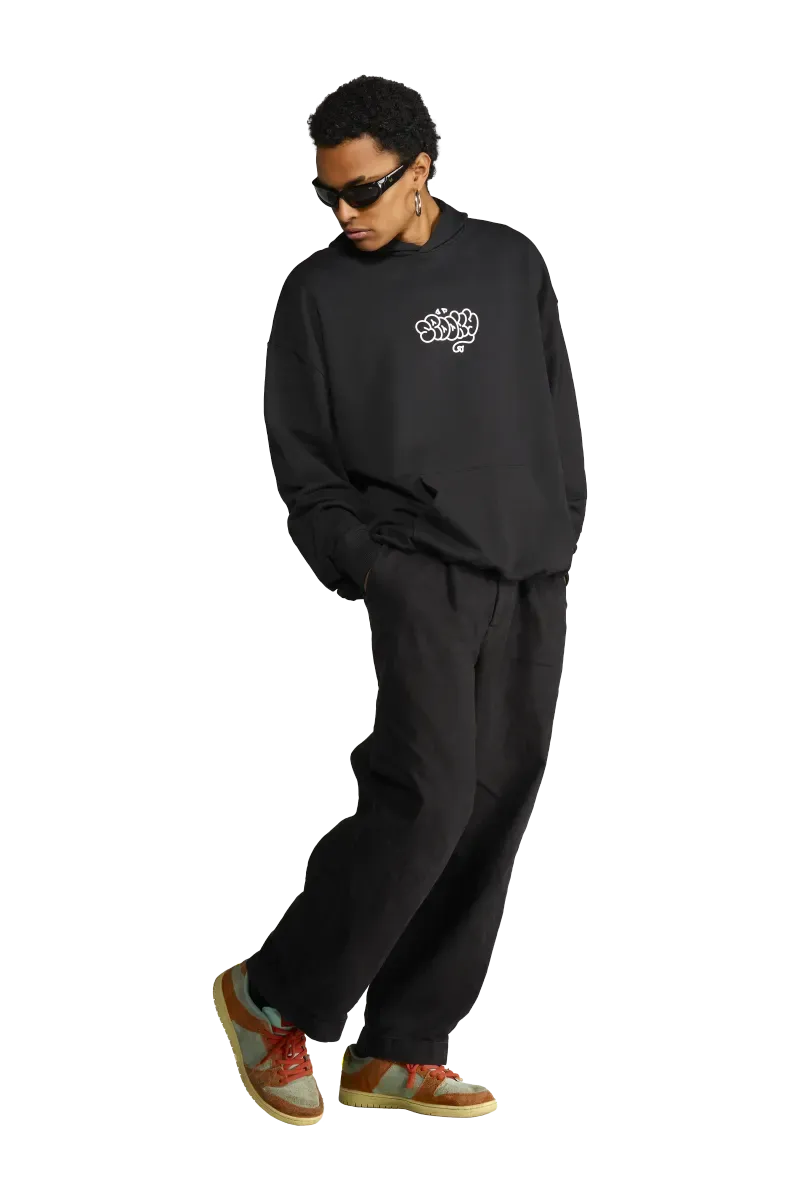 felpa Boogie night indossata dal modello vista dal fronte