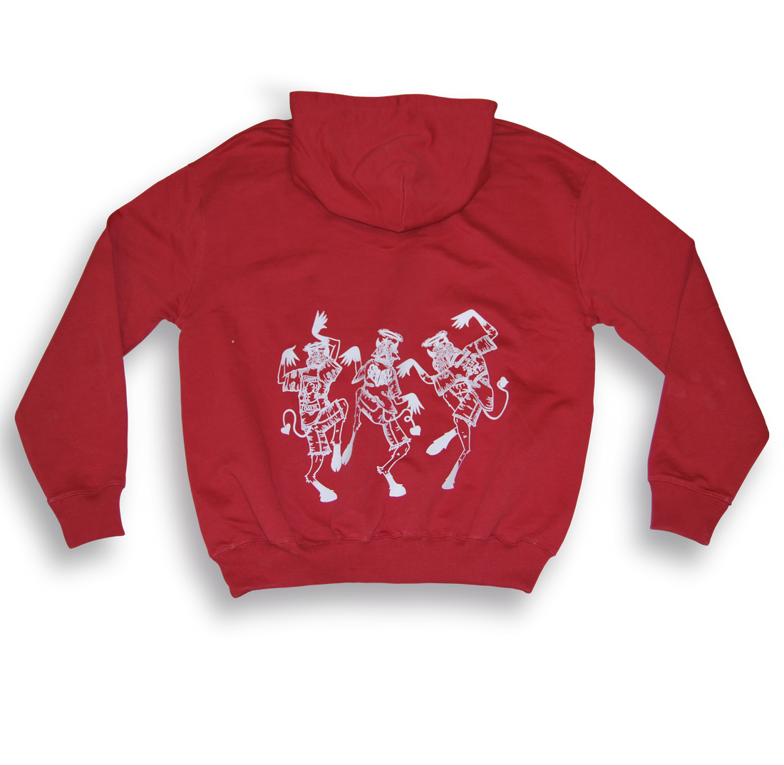 Felpa "Boogie Night // RED" - Unisex | Stile Streetwear